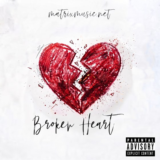 Broken Heart — Jersey Club Type Beat cover art, 136 BPM, F# Min