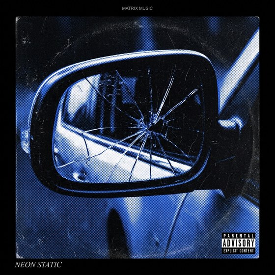 Neon Static — Jersey Club type beat cover art, 139 BPM, D# Min
