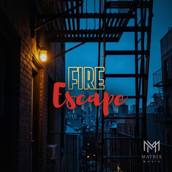 Fire Escape — East Coast Hip Hop type beat cover art, 91 BPM, G Min