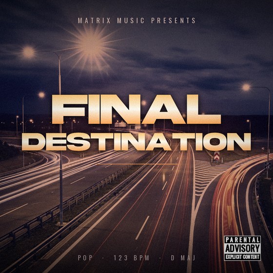 Final Destination — Pop type beat cover art, 123 BPM, D Maj
