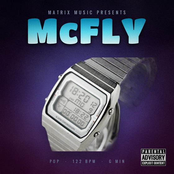 McFly — Pop type beat cover art, 122 BPM, G Min