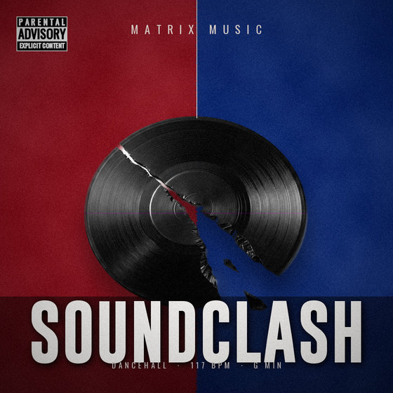 Soundclash — Dancehall type beat cover art, 86 BPM, G Min