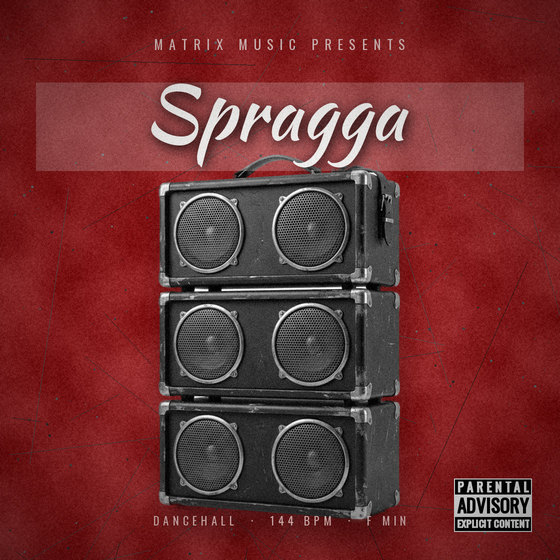 Spragga — Dancehall type beat cover art, 141 BPM, F Min