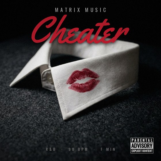 Cheater — R&B type beat cover art, 98 BPM, F Min