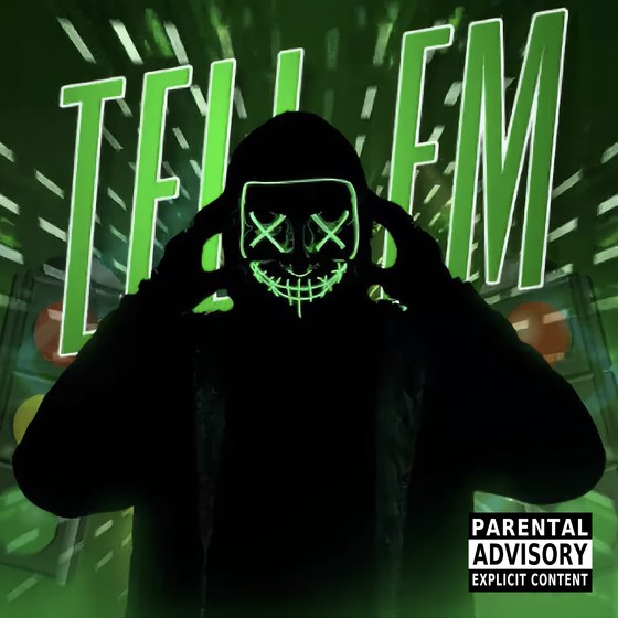 Tell Em — Trap type beat cover art, 136 BPM, D Maj