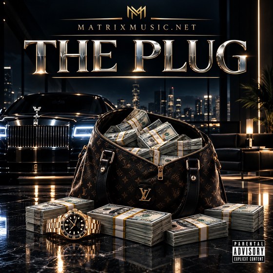 THE PLUG — Trap Type Beat cover art, 132 BPM, D Min