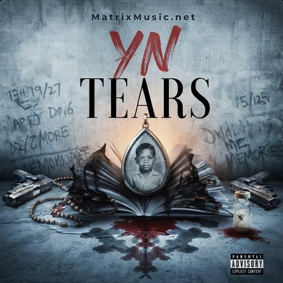 YN TEARS — Trap Type Beat cover art, 157 BPM, F Min